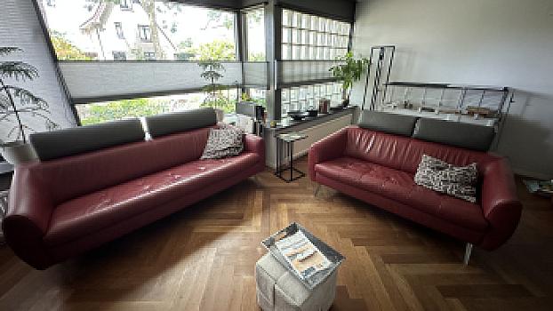 Leather sofa set 2.5 + 3 seater