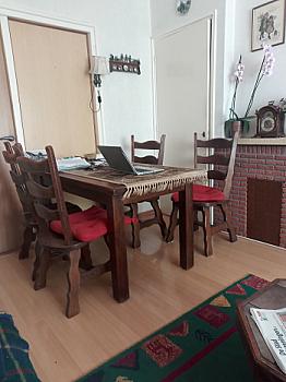 Dining area: table with 4 chairs