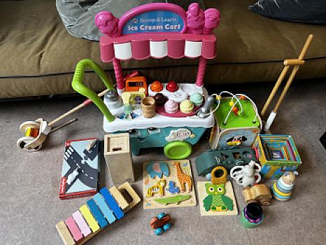 collection of toys ages 0-4