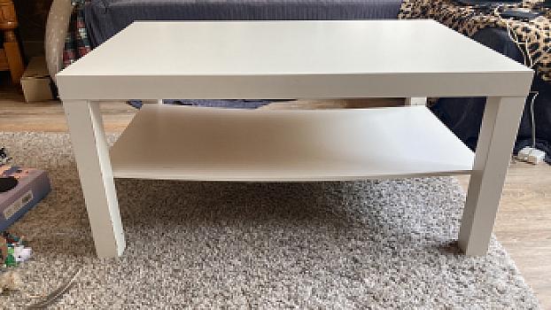White coffee table