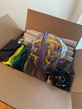 Box with loose items