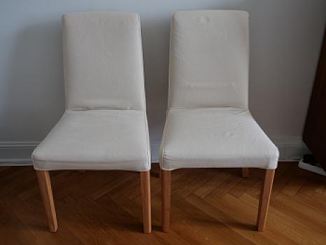 6 dining chairs (IKEA Bergmund)